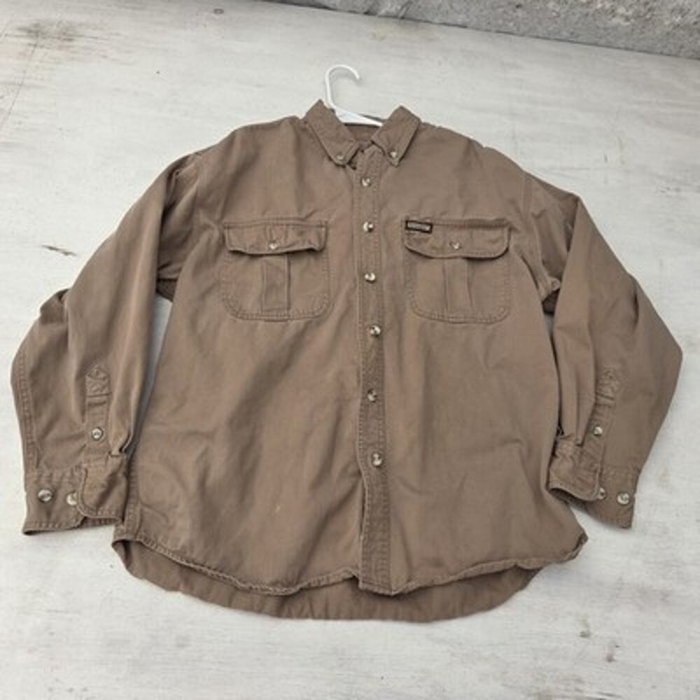 Vintage Remington Shirt Men's Large Utility Outdoor Rugged Workwear